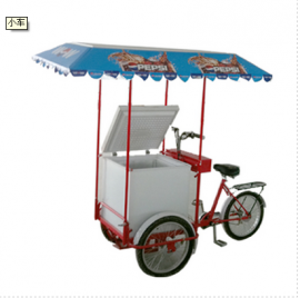 Three wheeled Solar Freezer Tricycle (Pedal Power) 268 Litres 