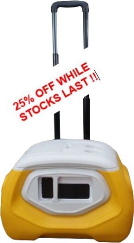 Stereo Music Cooler - Yellow SALE PRICE NOW £78.74!