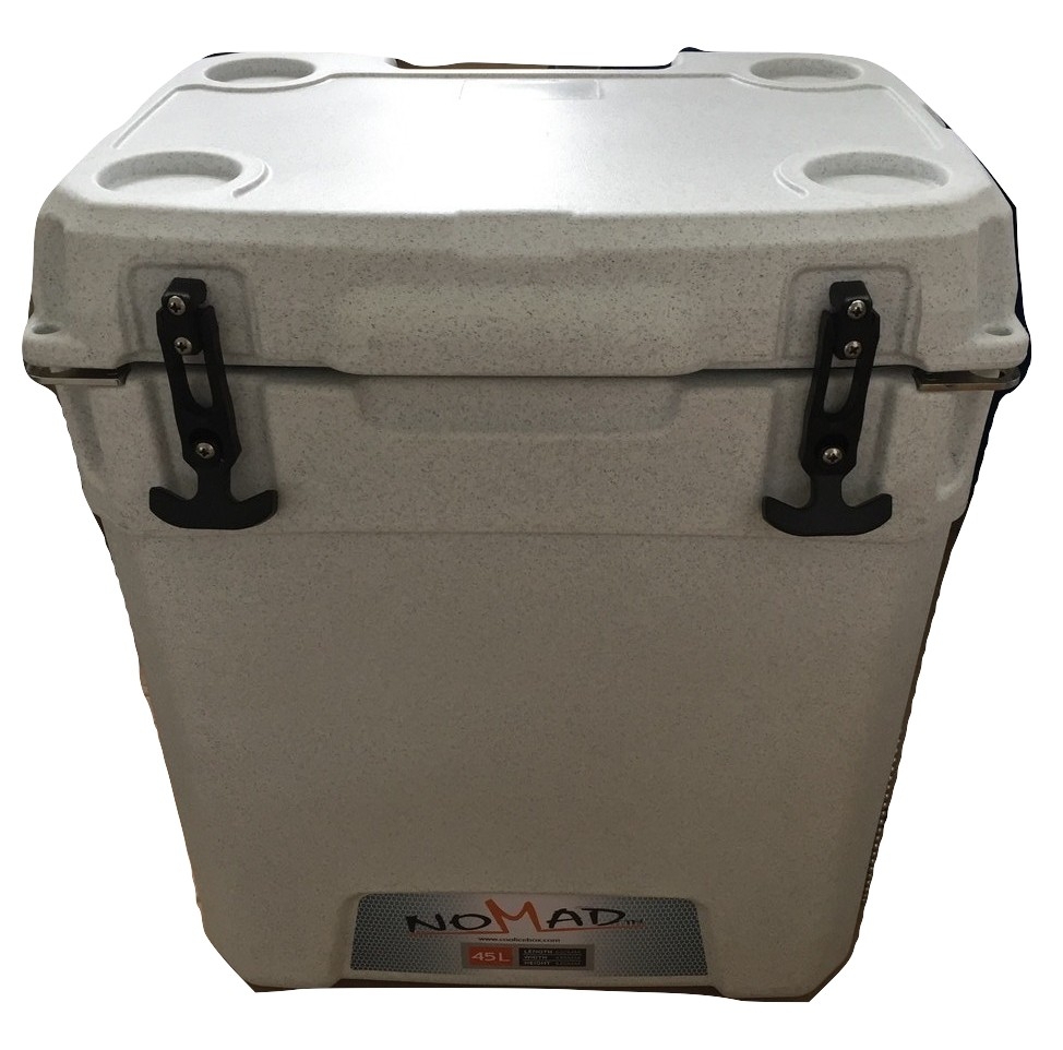 65L NOMAD POLAR TROLLEY COOLER-Speckled Grey Marble-0