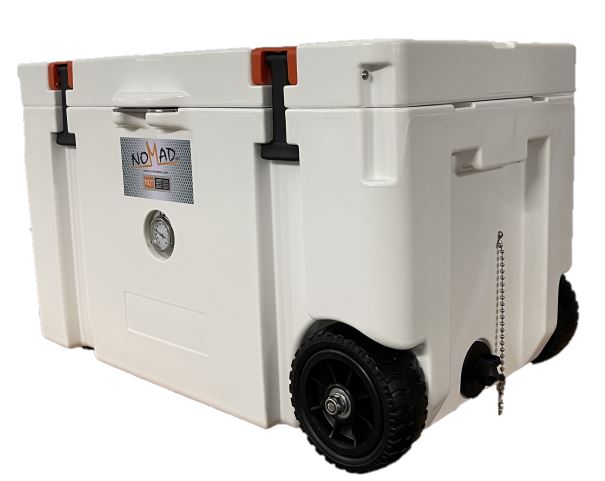 66L Nomad Cooler-White-Wheels-0