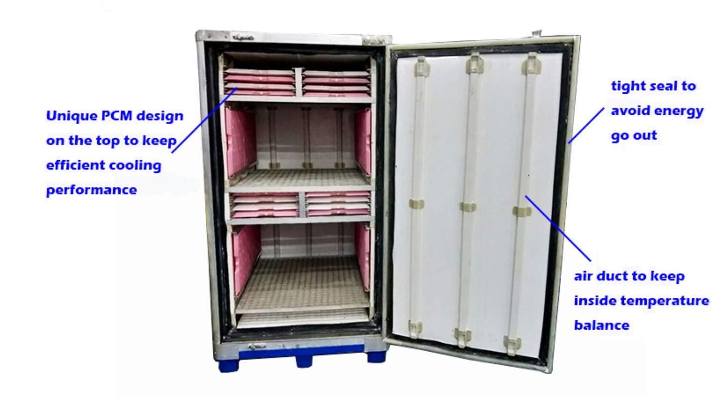 FLAT PACK Upright Medical or Catering Cooler 624 LITRES-139969