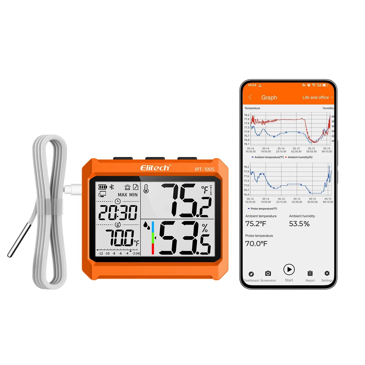 Digital Thermometer with storage recorder - Image 3