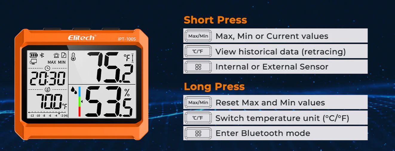 Digital Thermometer with storage recorder - Image 6